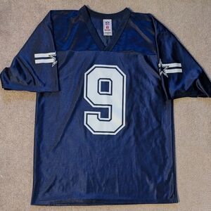 NFL Players Dallas Cowboys #9 Tony Romo Jersey Mens Medium